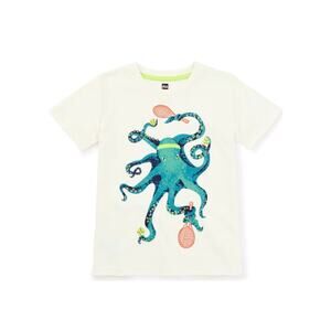 Tea Collection Octo Tennis Graphic Tee, Size 7